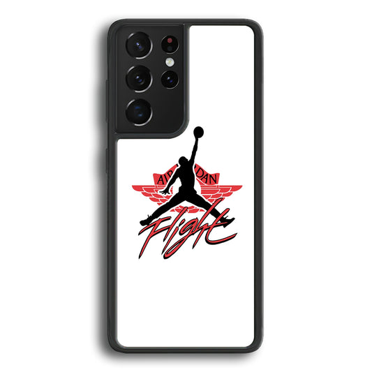 Air Jordan Flight Logo Samsung Galaxy S21 Ultra Case - Carneyforia