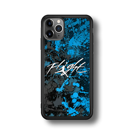 Air Jordan Flight Paint Blue Dominant iPhone 11 Pro Max Case