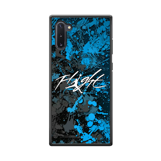 Air Jordan Flight Paint Blue Dominant Samsung Galaxy Note 10 Case