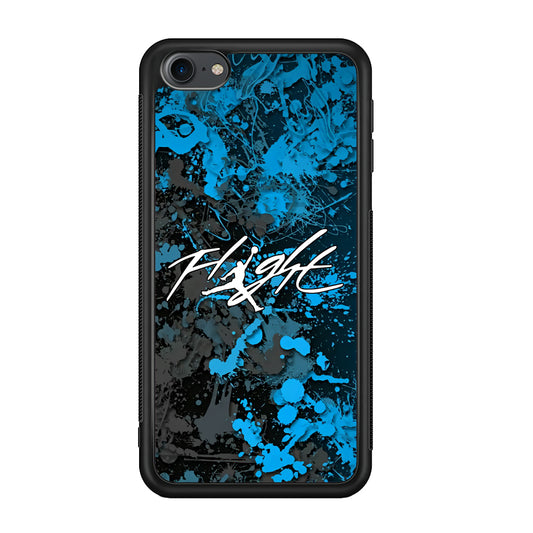 Air Jordan Flight Paint Blue Dominant iPod Touch 6 Case - Carneyforia
