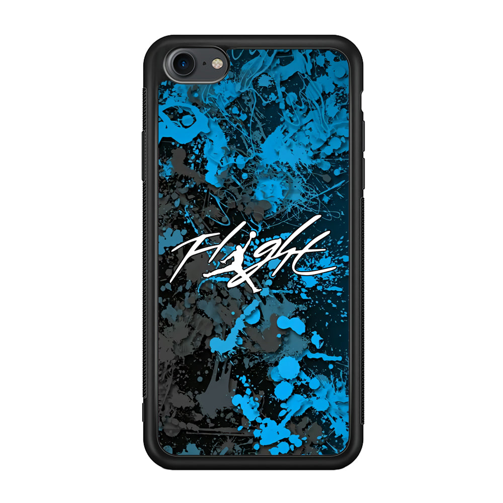 Air Jordan Flight Paint Blue Dominant iPhone 7 Case