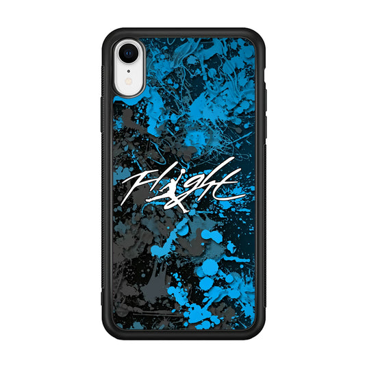 Air Jordan Flight Paint Blue Dominant iPhone XR Case