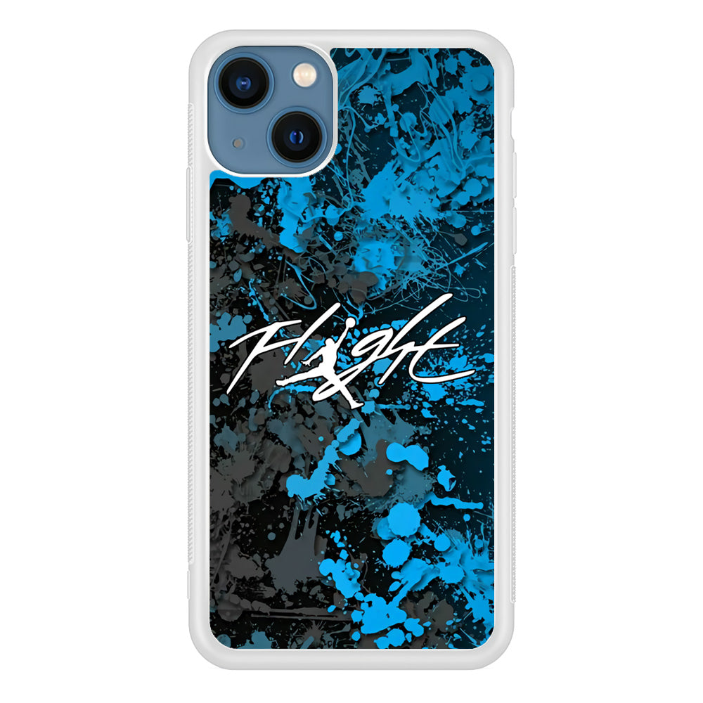 Air Jordan Flight Paint Blue Dominant iPhone 13 Case