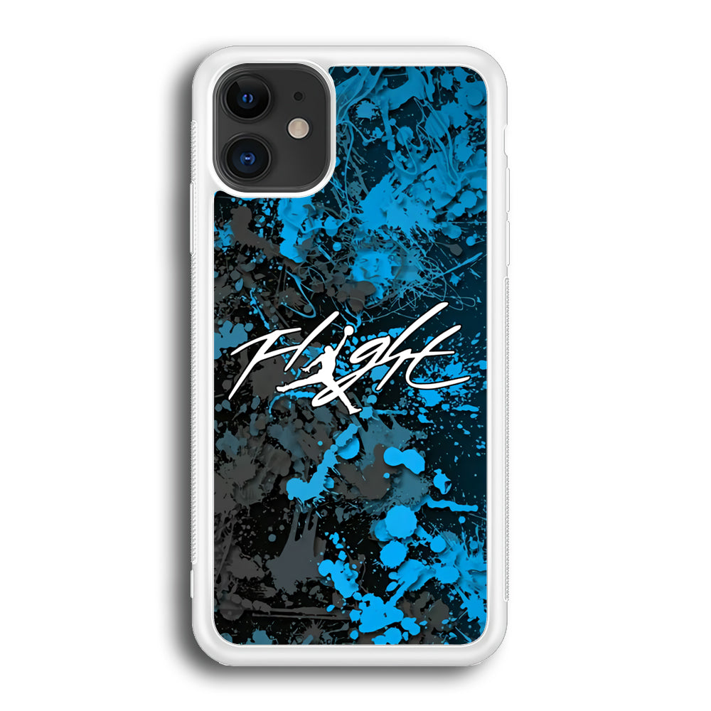 Air Jordan Flight Paint Blue Dominant iPhone 12 Case