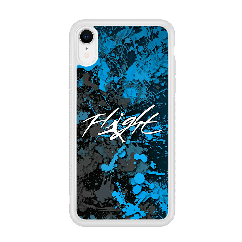 Air Jordan Flight Paint Blue Dominant iPhone XR Case