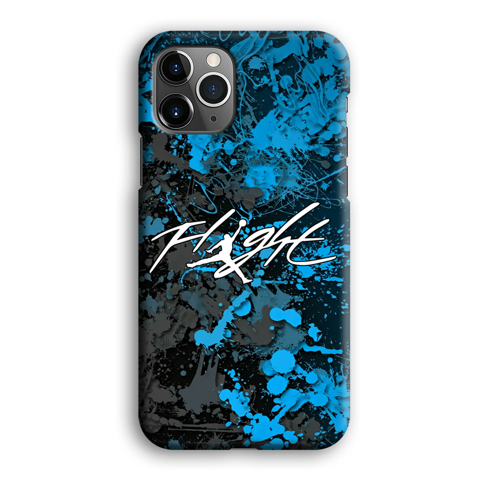 Air Jordan Flight Paint Blue Dominant iPhone 12 Pro Max Case