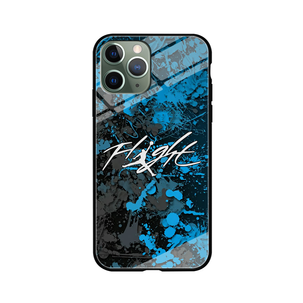 Air Jordan Flight Paint Blue Dominant iPhone 11 Pro Case