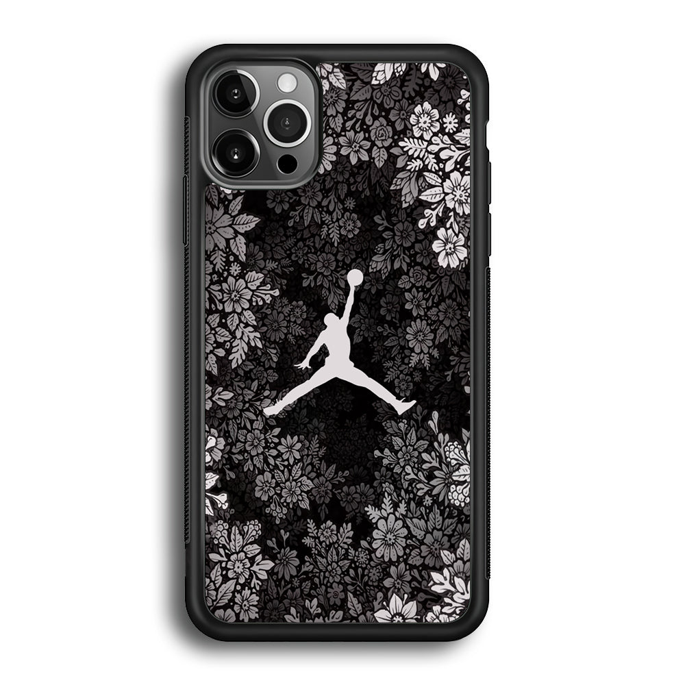 Air Jordan Flower On Winter iPhone 12 Pro Case