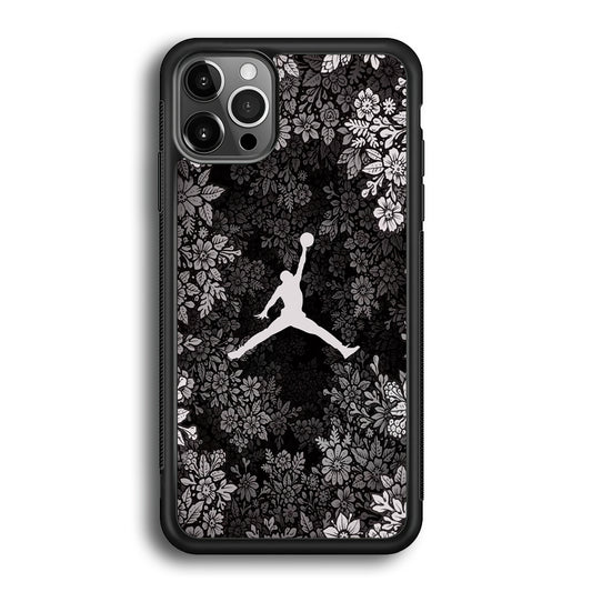 Air Jordan Flower On Winter iPhone 12 Pro Case