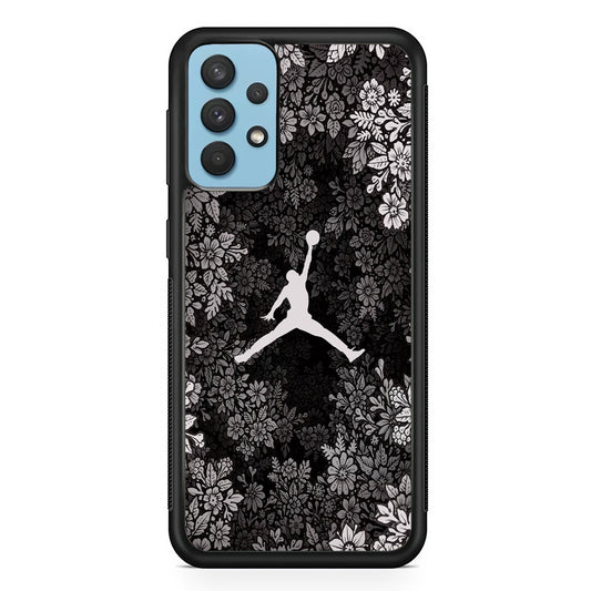 Air Jordan Flower On Winter Samsung Galaxy A32 Case