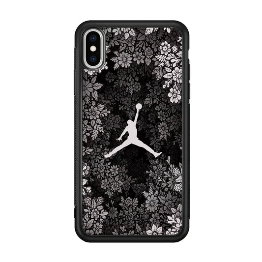 Air Jordan Flower On Winter iPhone X Case