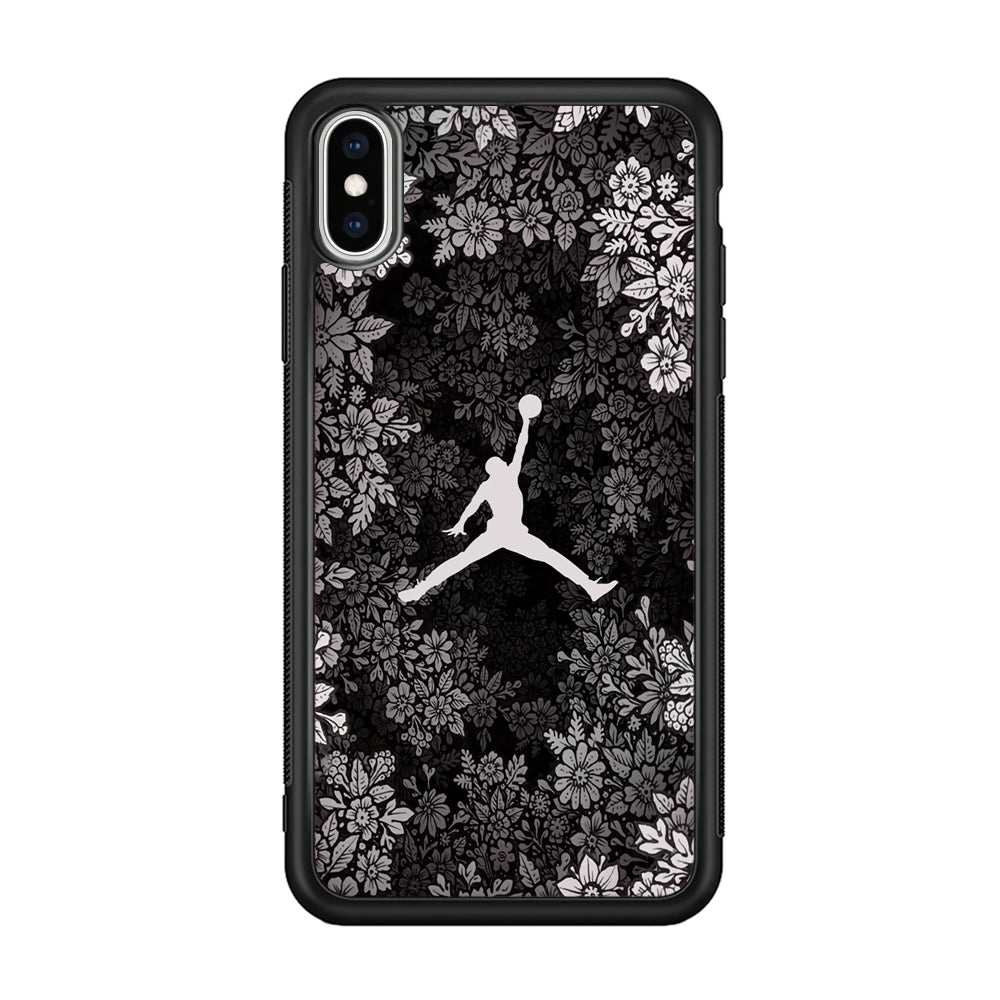 Air Jordan Flower On Winter iPhone XS Case