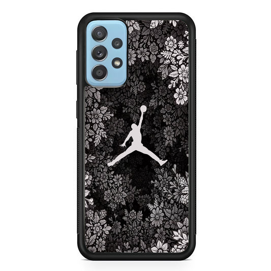 Air Jordan Flower On Winter Samsung Galaxy A52 Case