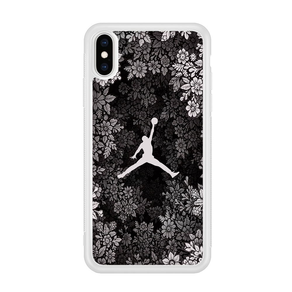 Air Jordan Flower On Winter iPhone X Case