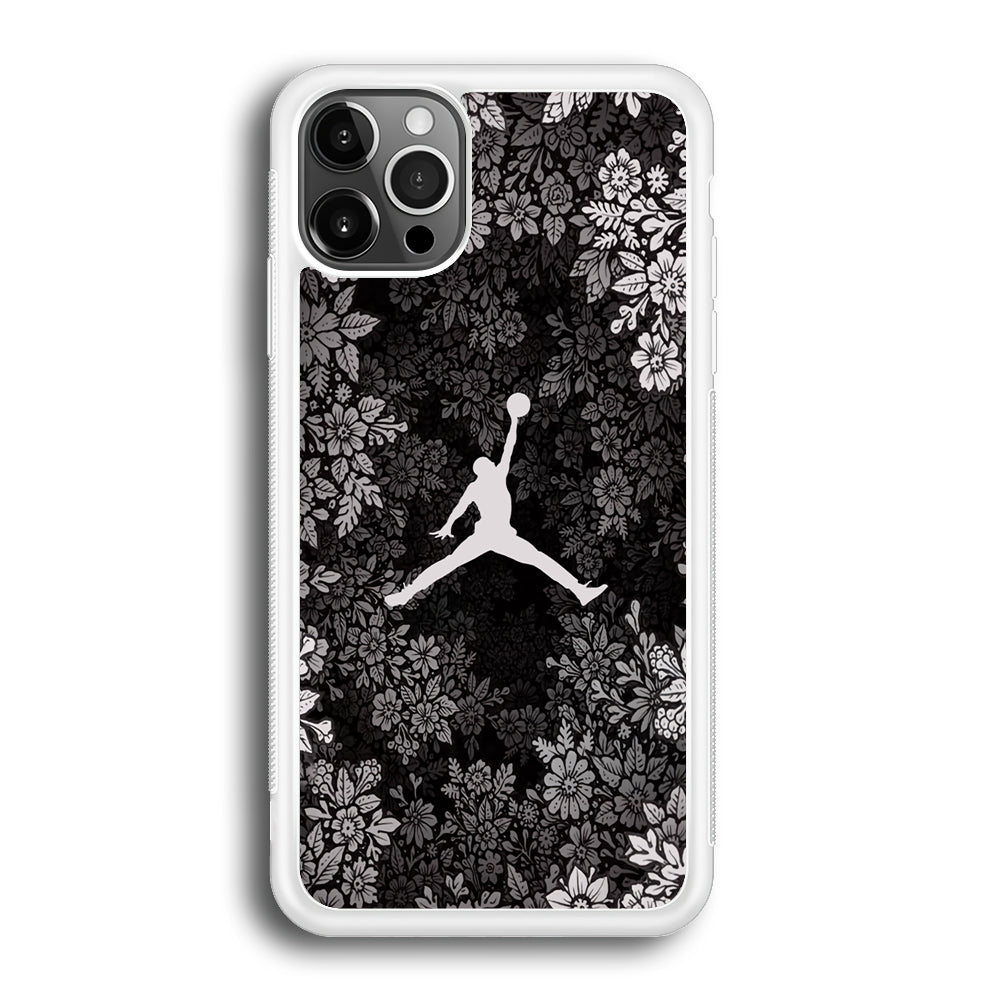 Air Jordan Flower On Winter iPhone 12 Pro Case