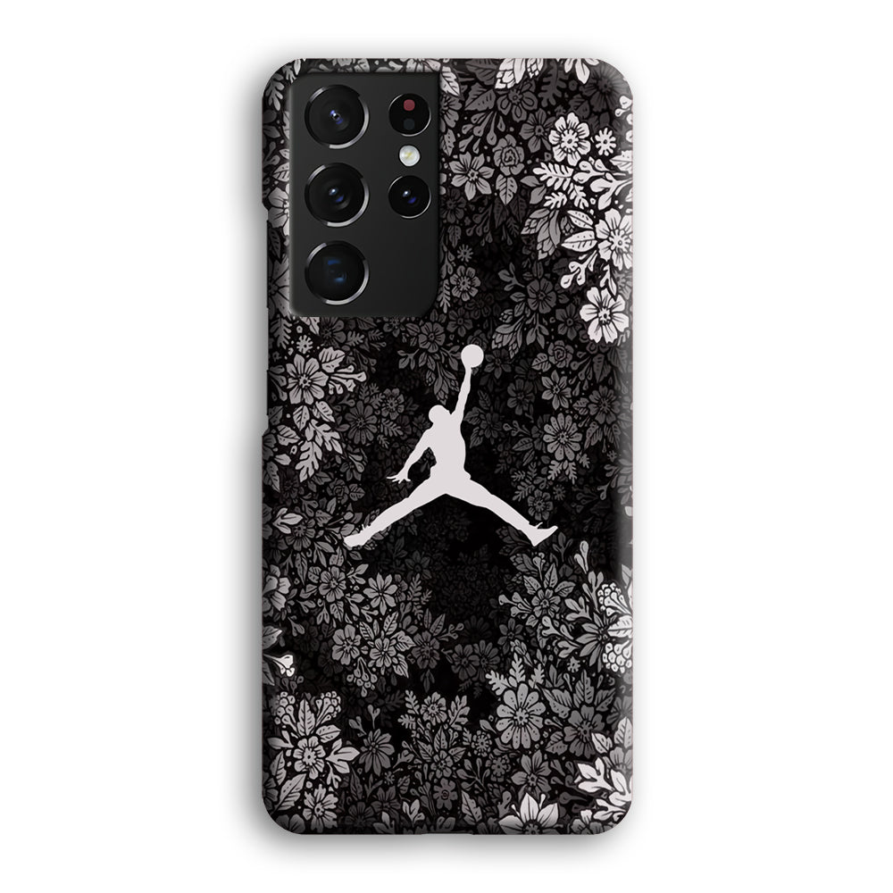 Air Jordan Flower On Winter Samsung Galaxy S21 Ultra Case