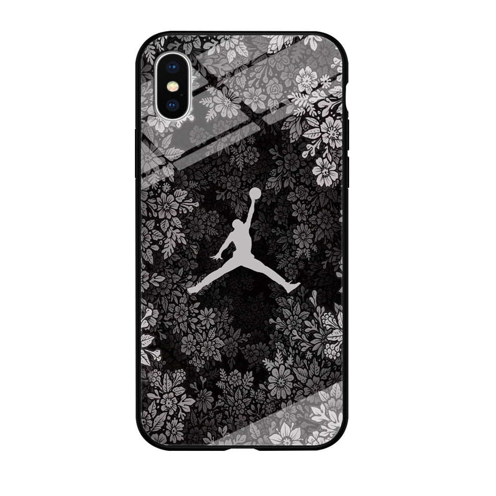 Air Jordan Flower On Winter iPhone X Case