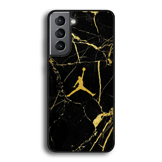 Air Jordan Golden Root Marble Samsung Galaxy S21 Case