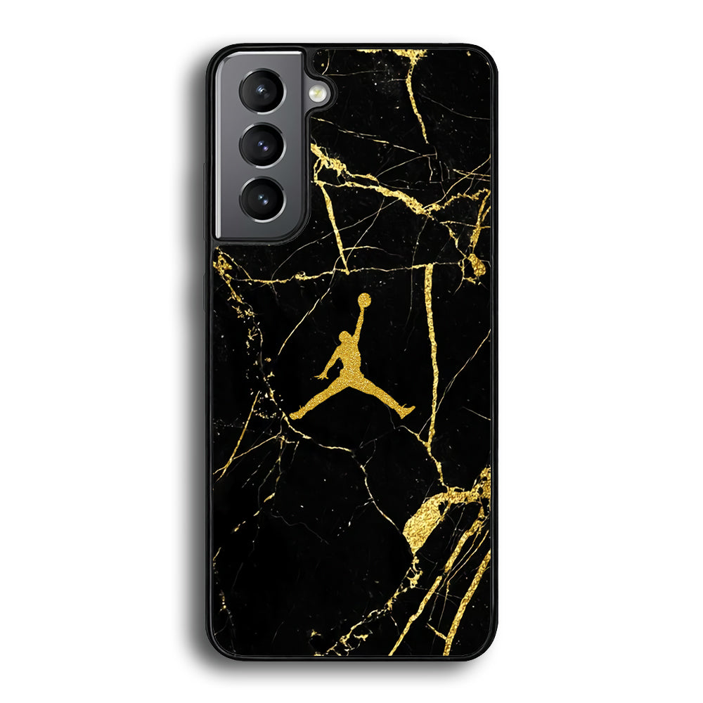 Air Jordan Golden Root Marble Samsung Galaxy S21 Plus Case - Carneyforia