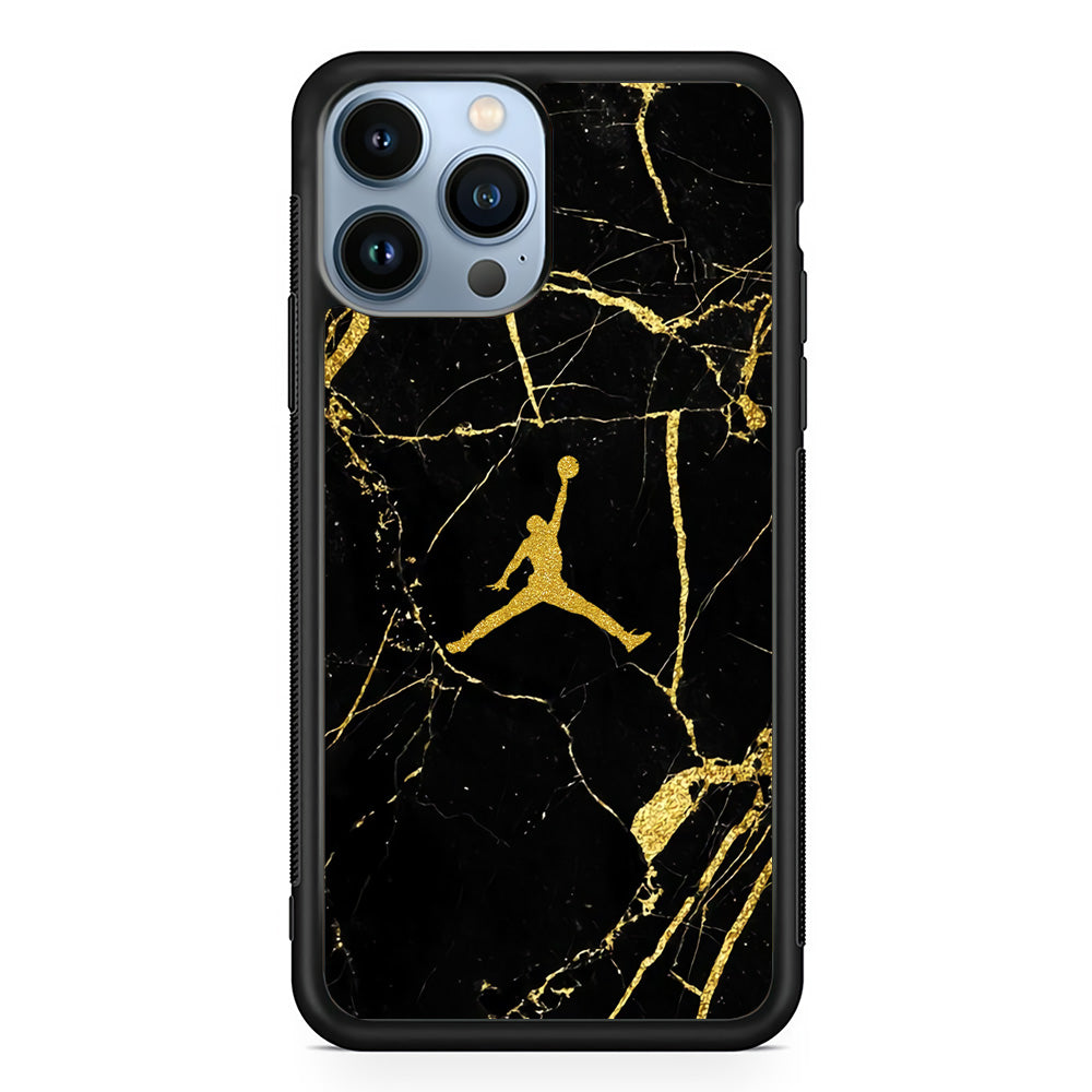 Air Jordan Golden Root Marble iPhone 13 Pro Max Case