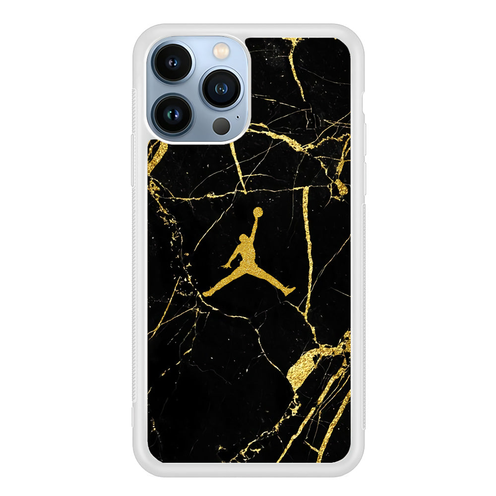 Air Jordan Golden Root Marble iPhone 13 Pro Max Case