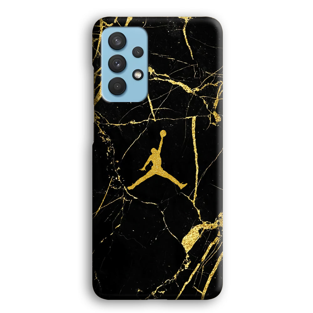 Air Jordan Golden Root Marble Samsung Galaxy A32 Case