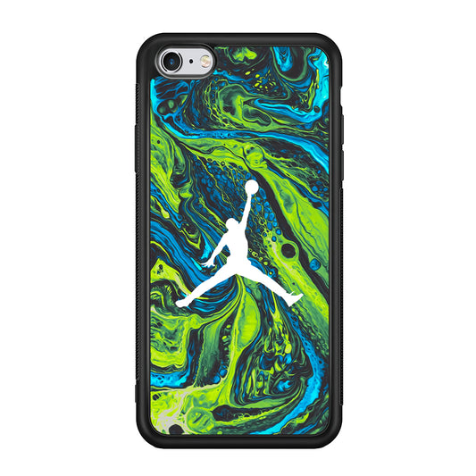 Air Jordan Green Liquid Marble iPhone 6 Plus | 6s Plus Case