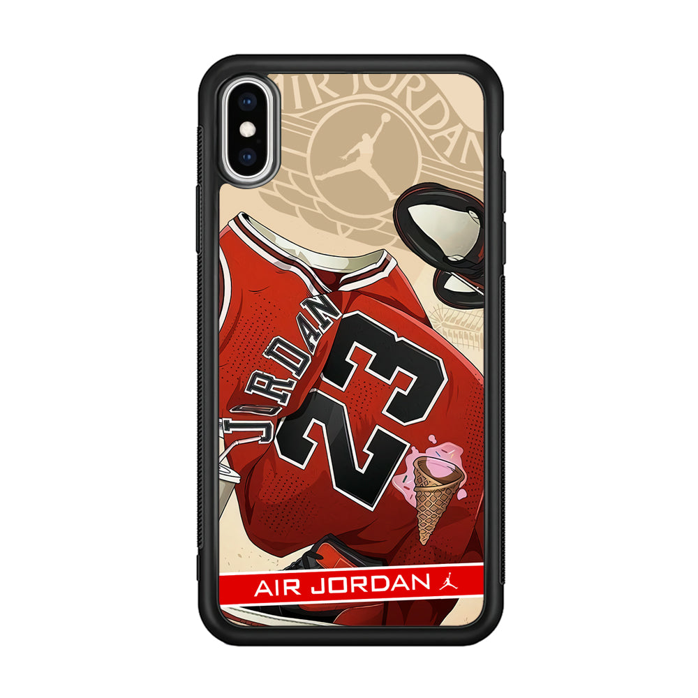 Air Jordan Iconic Jersey iPhone X Case