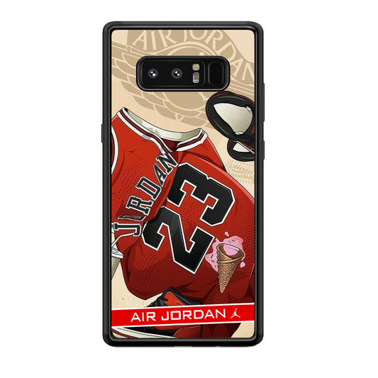 Air Jordan Iconic Jersey Samsung Galaxy Note 8 Case