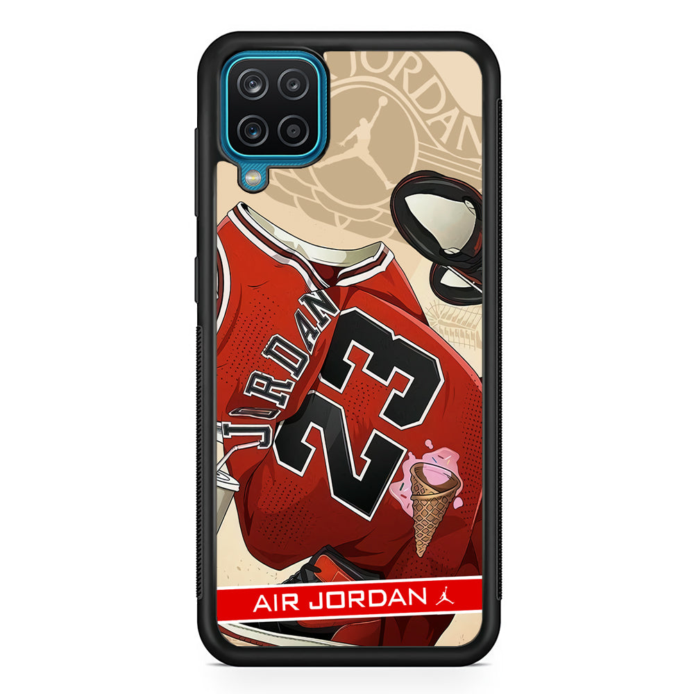 Air Jordan Iconic Jersey Samsung Galaxy A12 Case