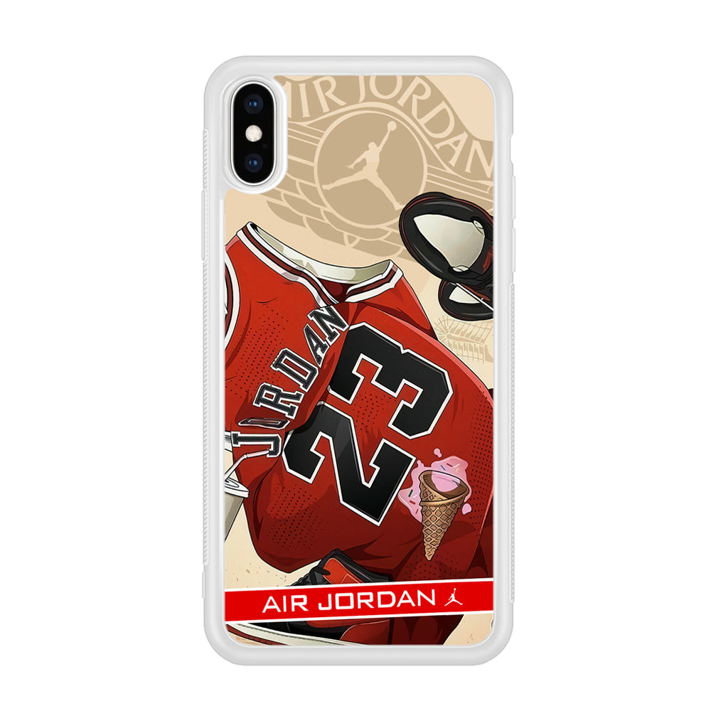 Air Jordan Iconic Jersey iPhone X Case