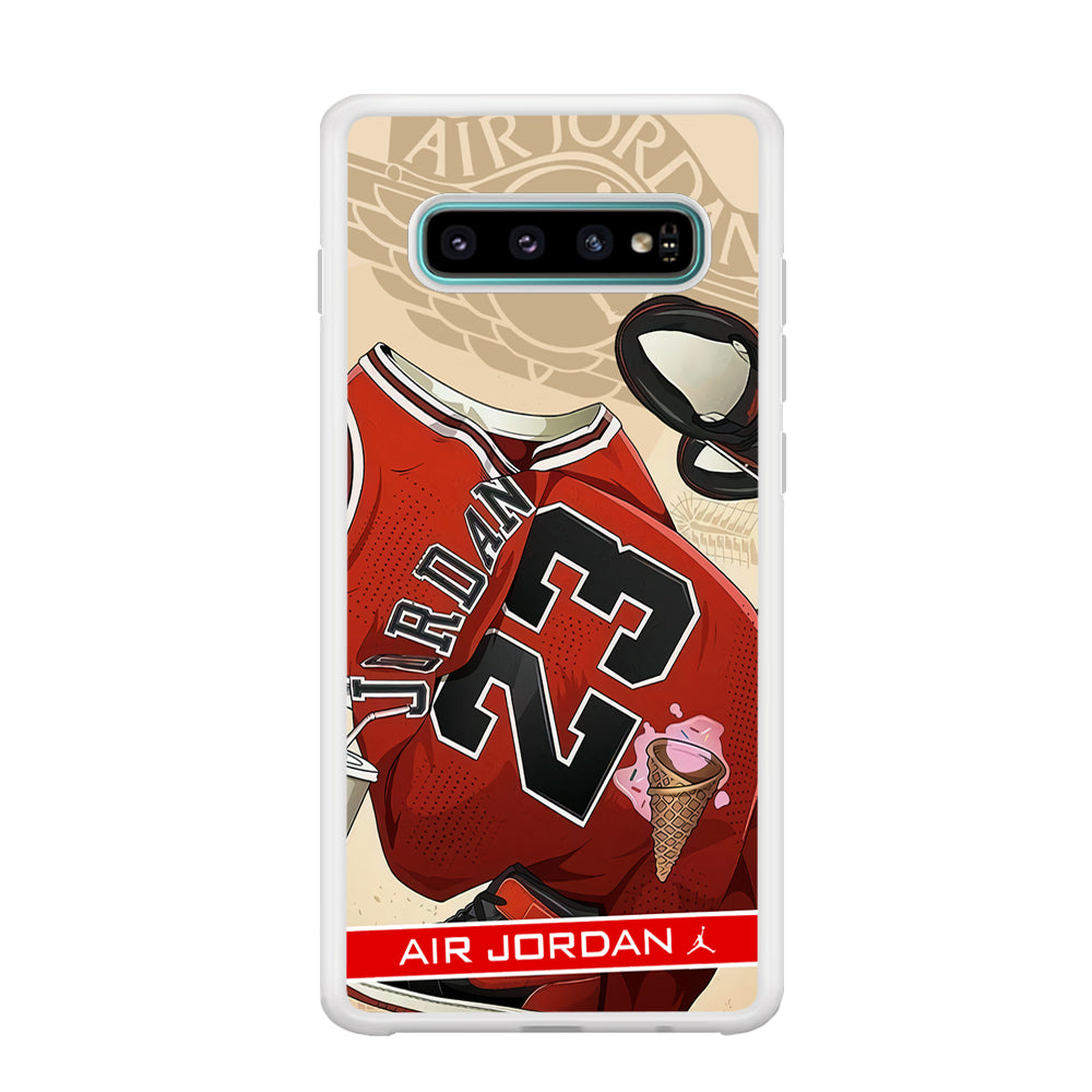 Air Jordan Iconic Jersey Samsung Galaxy S10 Case