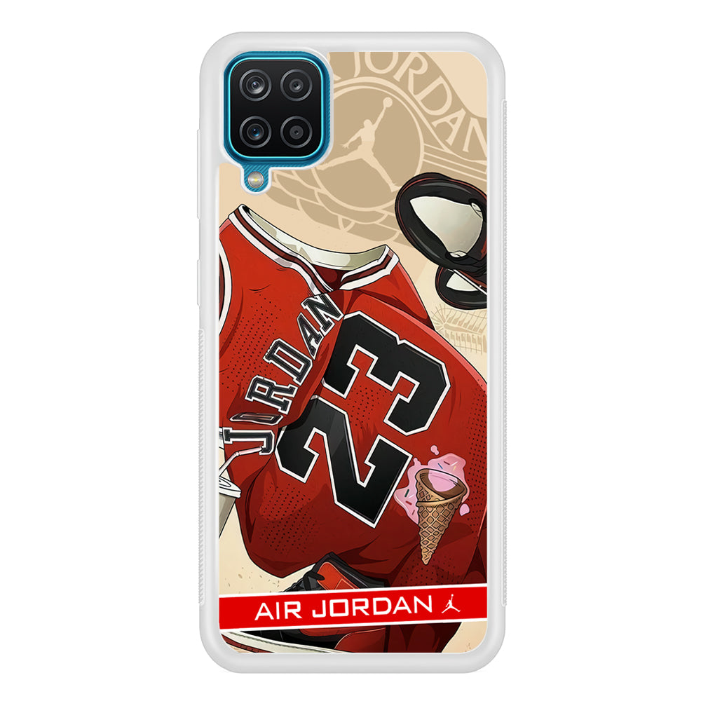 Air Jordan Iconic Jersey Samsung Galaxy A12 Case