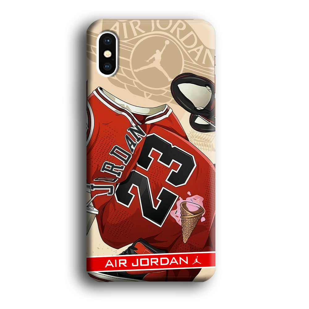 Air Jordan Iconic Jersey iPhone X Case