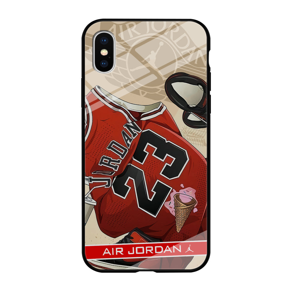 Air Jordan Iconic Jersey iPhone X Case