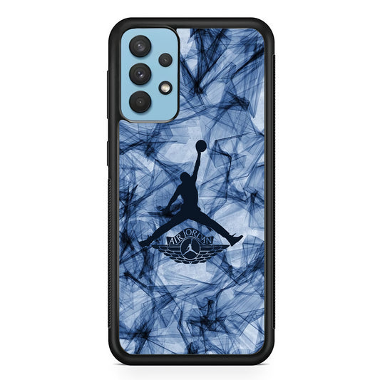 Air Jordan Ink Abstract Samsung Galaxy A32 Case