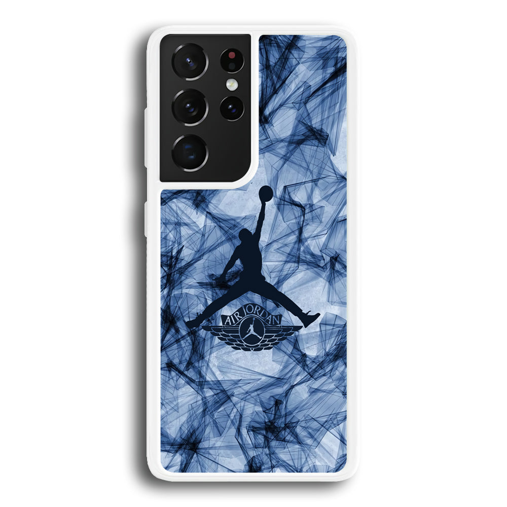 Air Jordan Ink Abstract Samsung Galaxy S21 Ultra Case