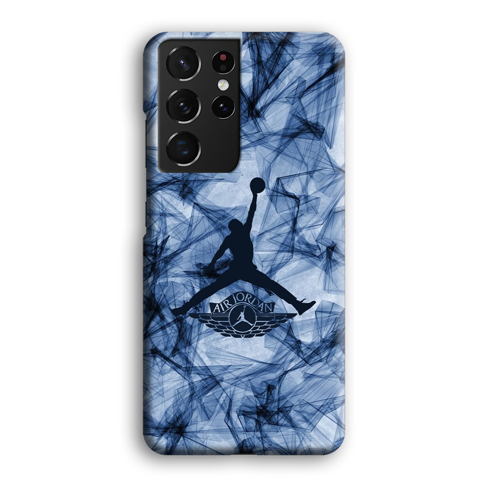 Air Jordan Ink Abstract Samsung Galaxy S21 Ultra Case