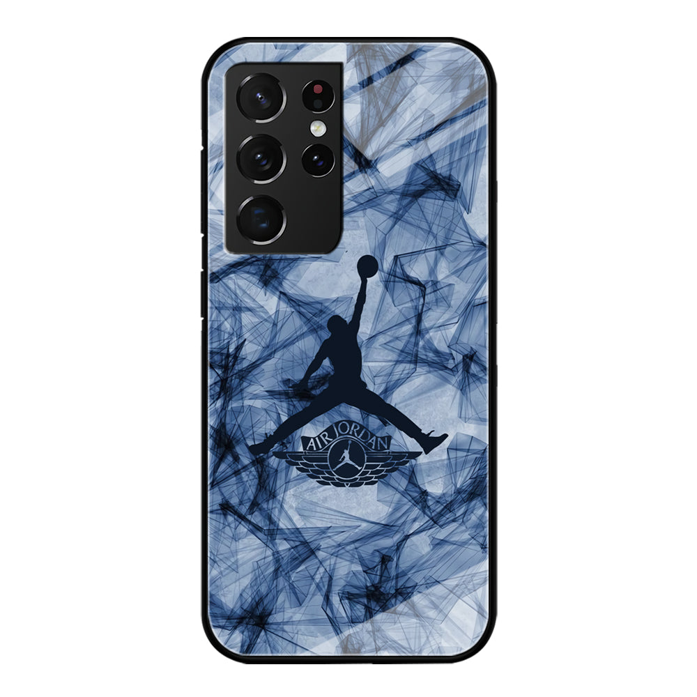 Air Jordan Ink Abstract Samsung Galaxy S21 Ultra Case