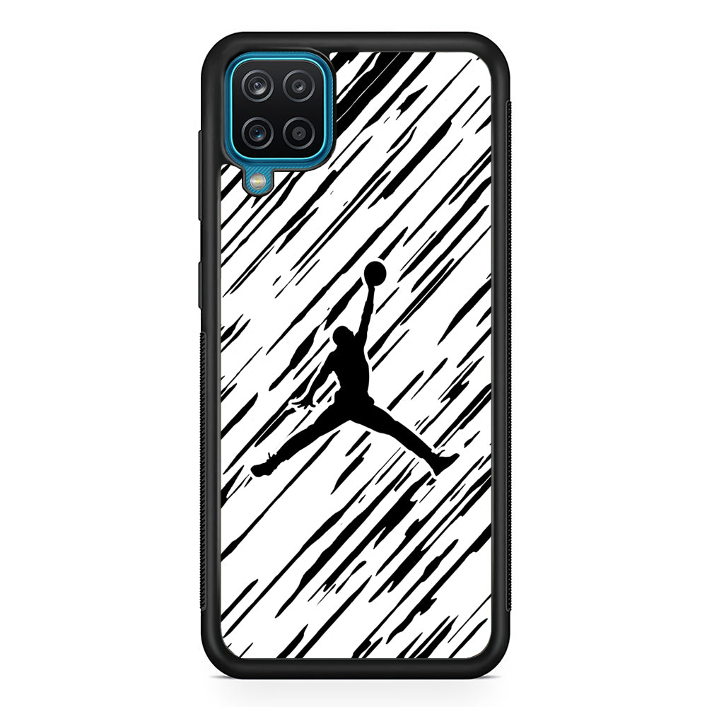 Air Jordan Ink Splash Samsung Galaxy A12 Case