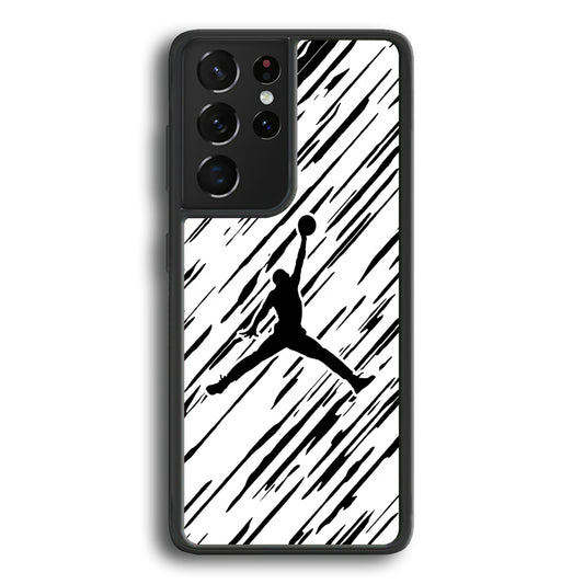Air Jordan Ink Splash Samsung Galaxy S21 Ultra Case - Carneyforia
