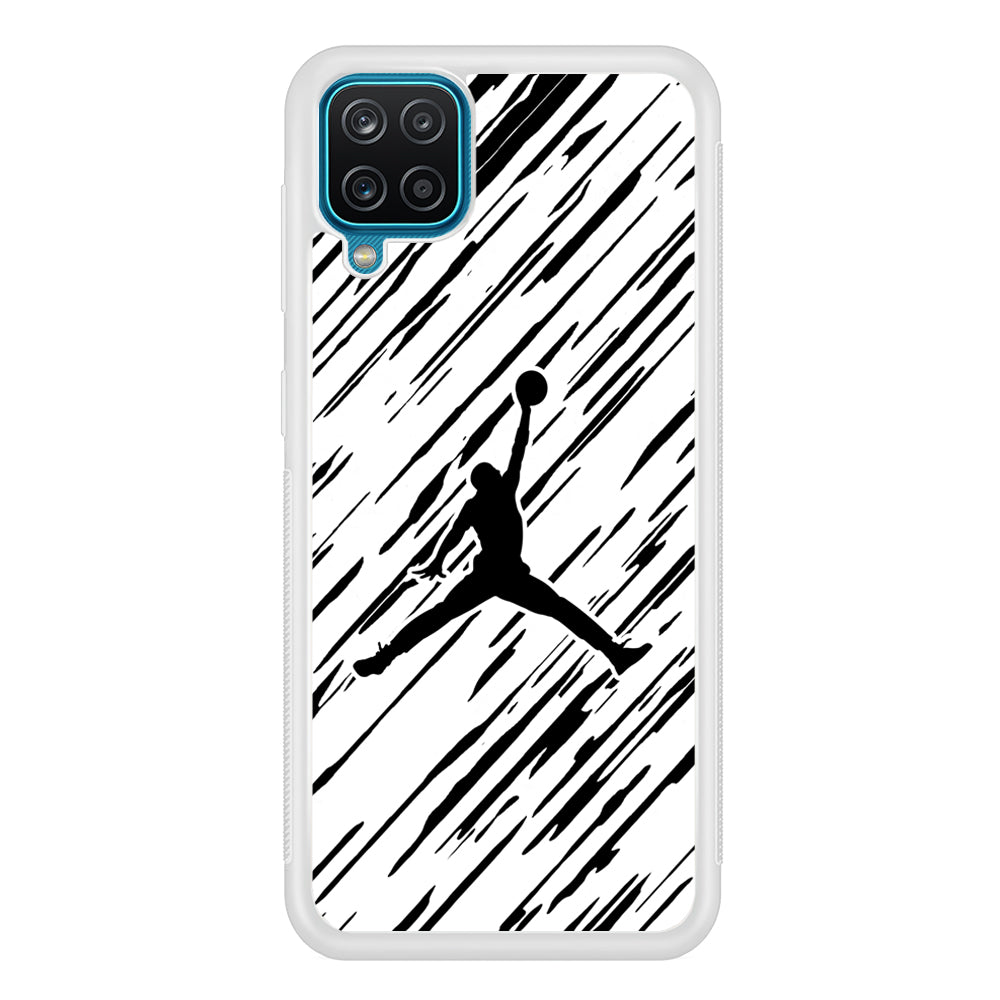 Air Jordan Ink Splash Samsung Galaxy A12 Case