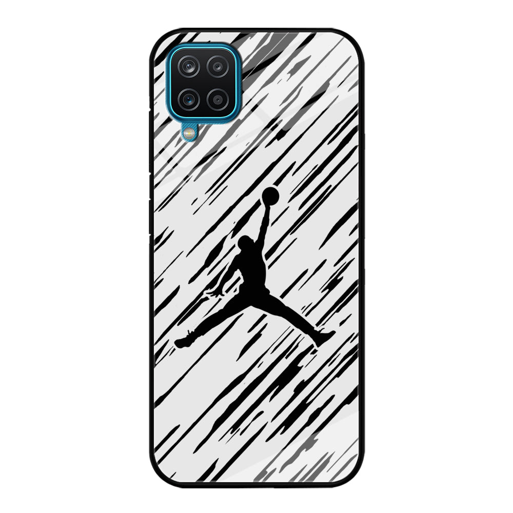 Air Jordan Ink Splash Samsung Galaxy A12 Case