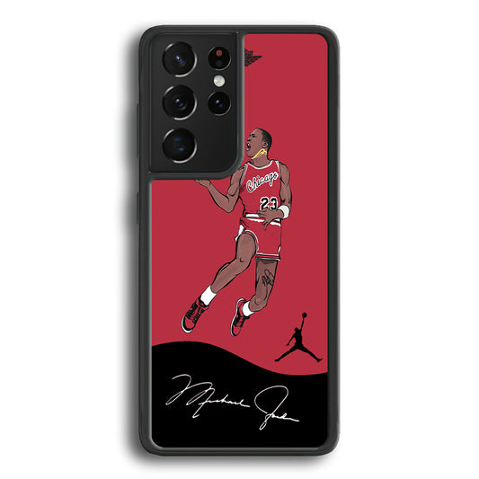 Air Jordan Jump Shoot Samsung Galaxy S21 Ultra Case