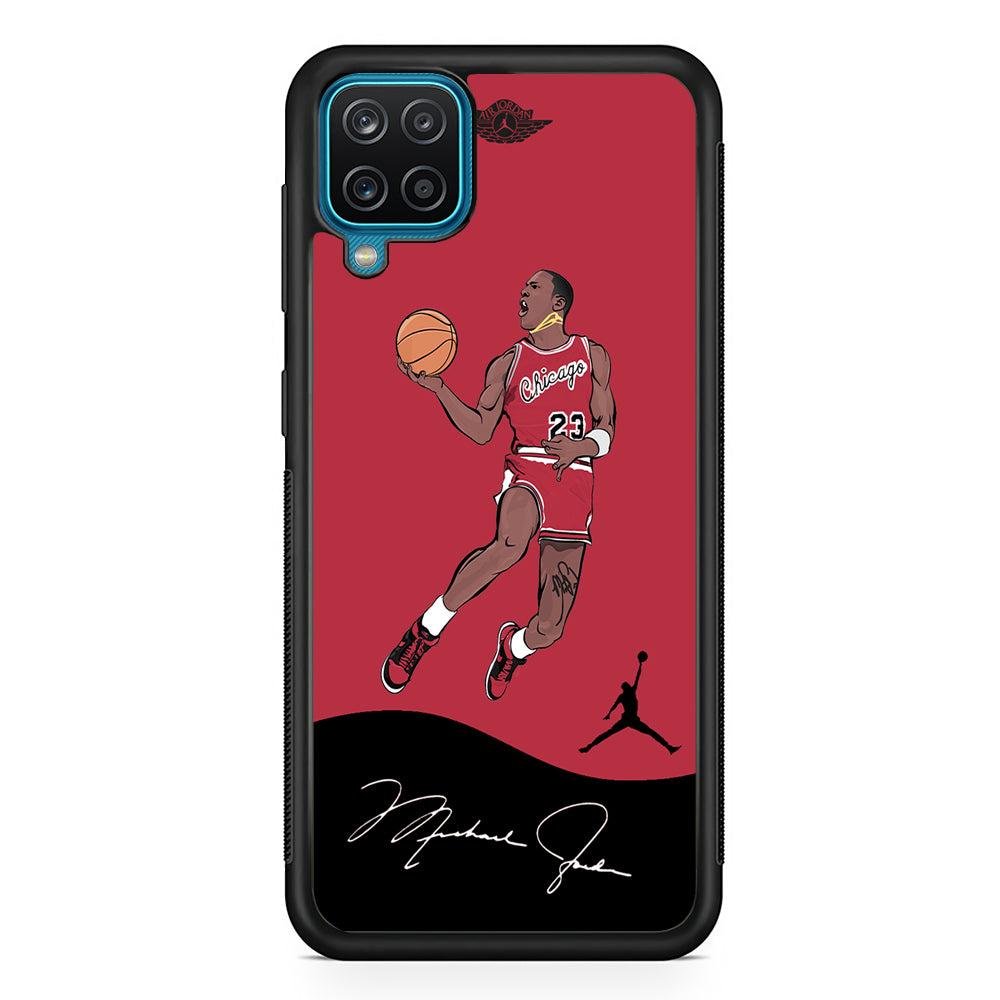 Air Jordan Jump Shoot Samsung Galaxy A12 Case