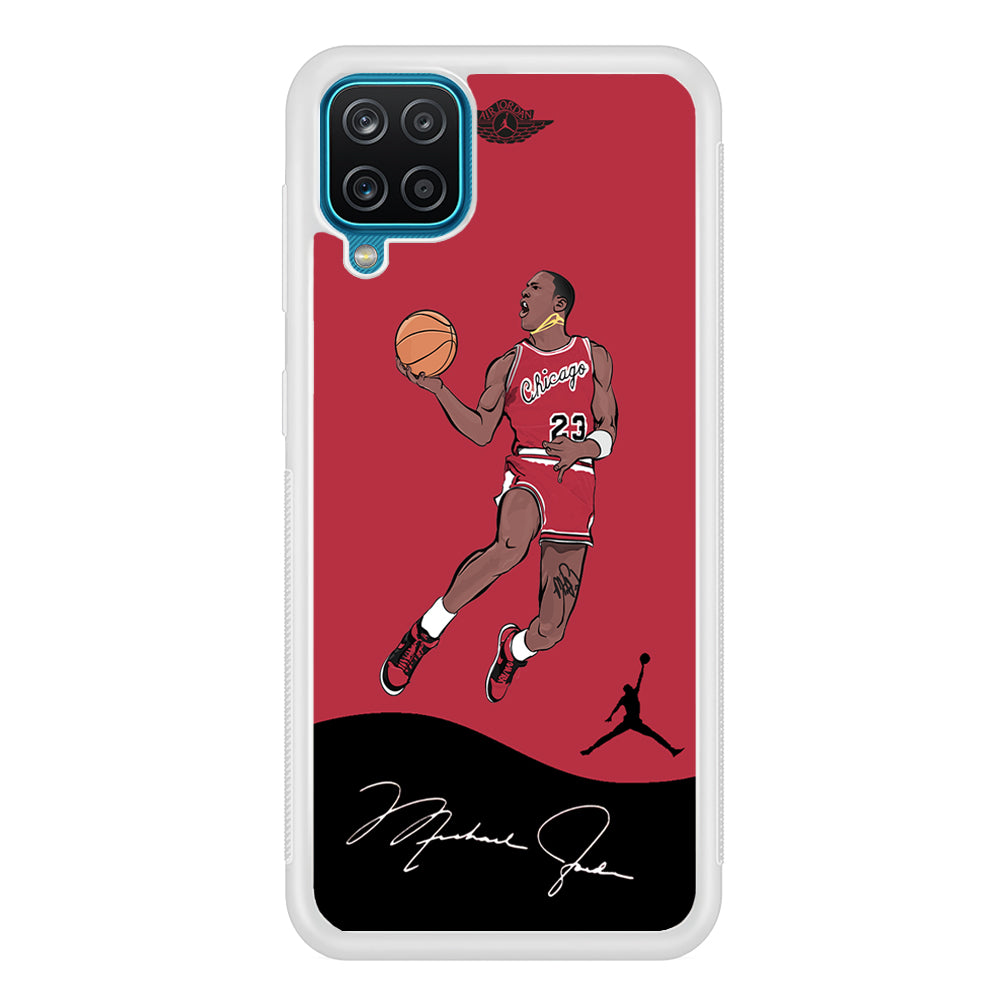 Air Jordan Jump Shoot Samsung Galaxy A12 Case