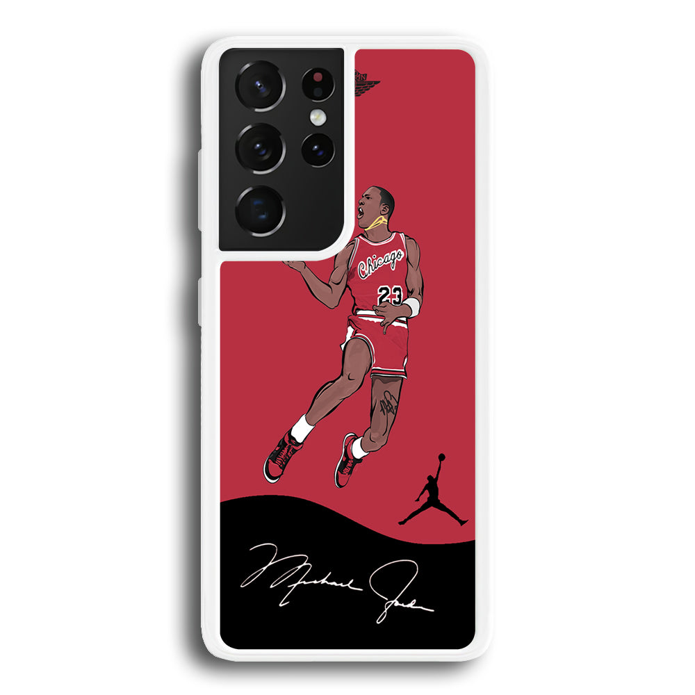 Air Jordan Jump Shoot Samsung Galaxy S21 Ultra Case