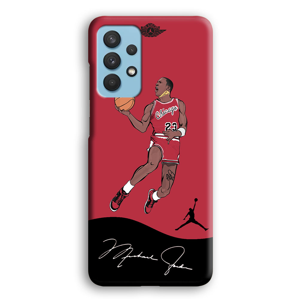 Air Jordan Jump Shoot Samsung Galaxy A32 Case