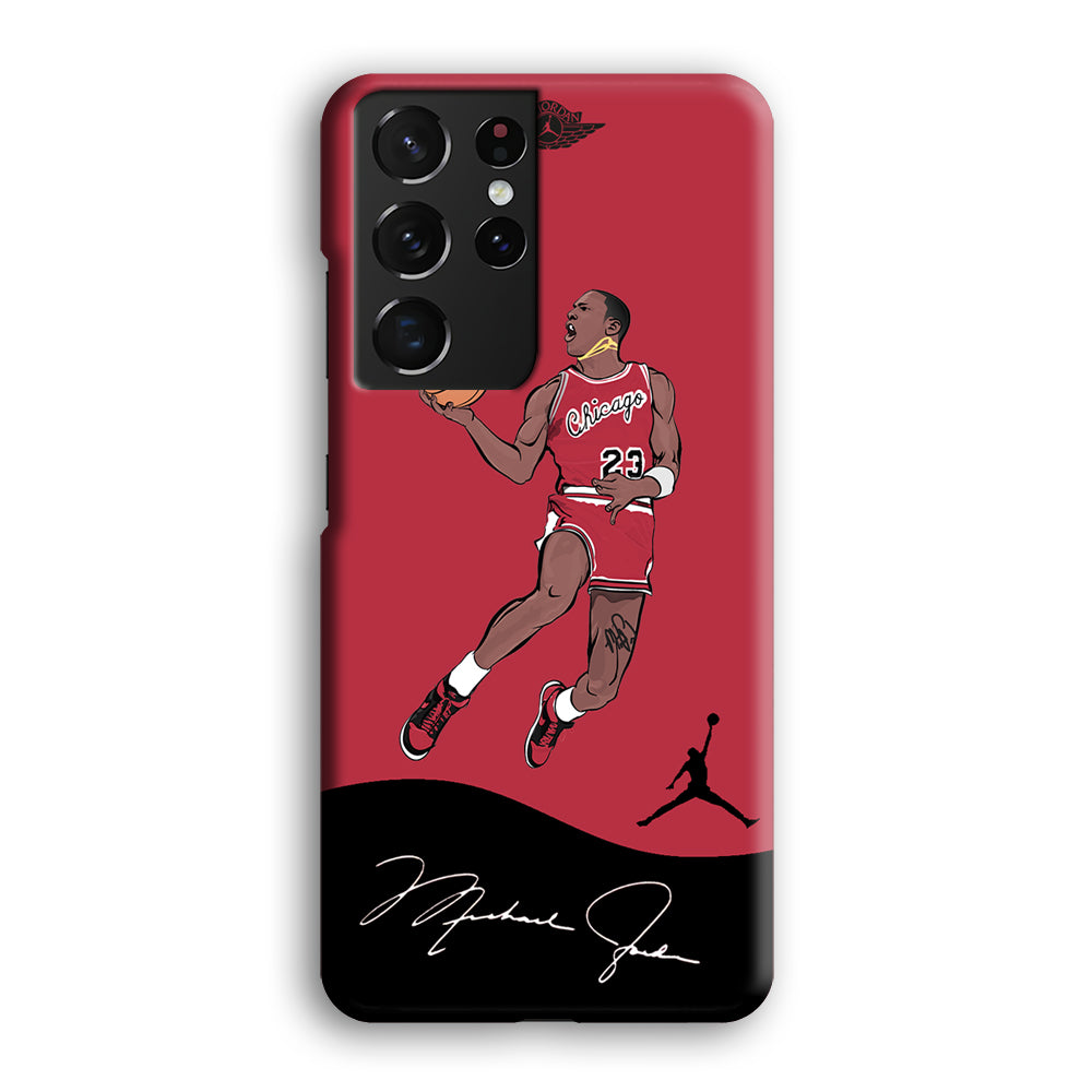 Air Jordan Jump Shoot Samsung Galaxy S21 Ultra Case