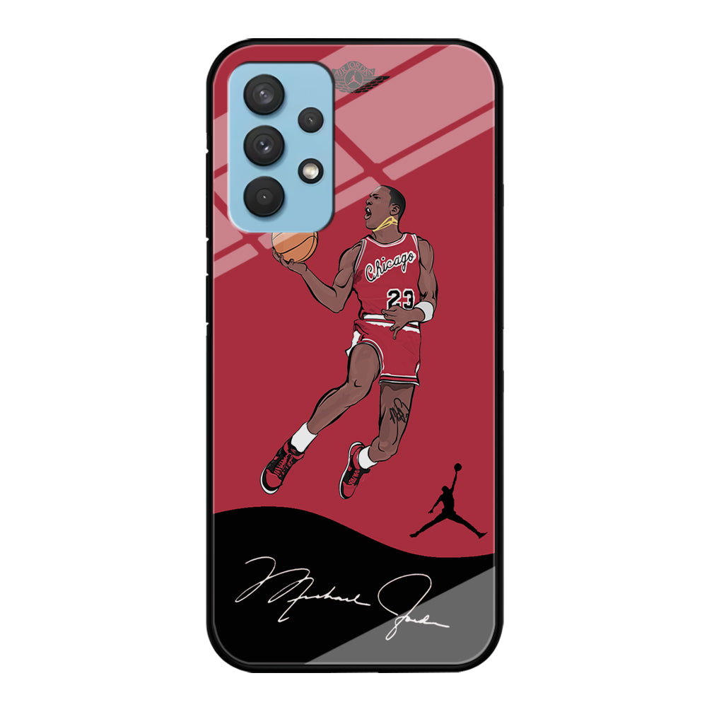 Air Jordan Jump Shoot Samsung Galaxy A32 Case